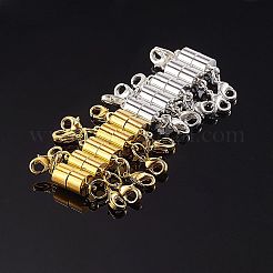 20 Sets 2 Farben Messing Magnetverschlüsse&nbsp;KK-SZ0003-99