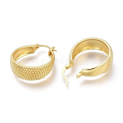 Orecchini a cerchio in ottone spesso&nbsp;EJEW-H104-04G