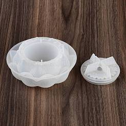 DIY-Aufbewahrungsformen aus Silikon in Form einer Lotusblume&nbsp;DIY-Q037-02