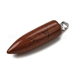 Synthetische Goldstone-Anhänger&nbsp;G-F820-12E