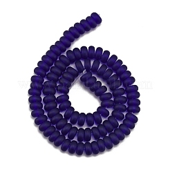 Fili di perline do vetro trasparente&nbsp;GLAA-WH0031-18B-06