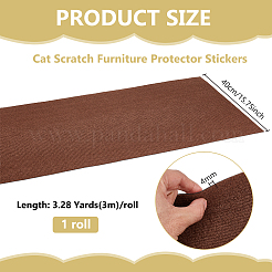 Möbelschutzaufkleber aus Polyester gegen Katzenkratzer&nbsp;AJEW-WH0609-395C