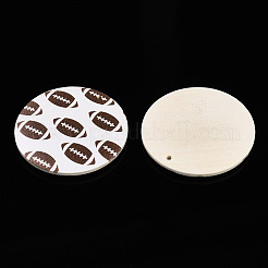 Impresión de colgantes de madera&nbsp;WOOD-N016-52C