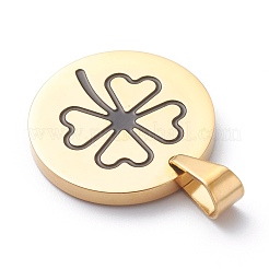 Pendentifs en acier inoxydable 304 avec placage ionique (IP)&nbsp;STAS-Z027-04B-G