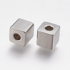 Anlaufgeschützte Perlen aus Edelstahl 304&nbsp;STAS-K171-40P-5x5mm
