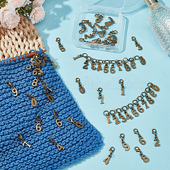 DIY Strickwerkzeug-Sets Nummer 0~9&nbsp;HJEW-GO00073