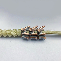 Messing europäischen Perlen&nbsp;KK-FH0006-53