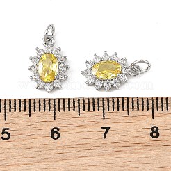 Pendentifs en laiton Shegrace sertis de micro-pavés de zircone cubique&nbsp;XGRQ2O689-446C-P