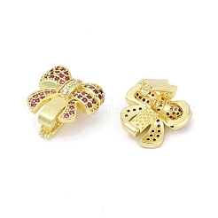Ottone micro spianare fascini dello scorrevole zirconi&nbsp;KK-D317-132G