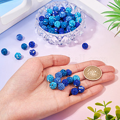 100 Stück 5 Stile Polymer Clay Strassperlen&nbsp;RB-TA0001-22B