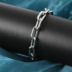 Bracelets à chaîne en acier inoxydable 304 pour femmes et hommes&nbsp;BJEW-F488-59P