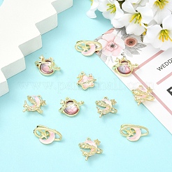 8 pz 4 stili pendenti in lega di resina&nbsp;FIND-YW0011-25