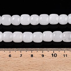 Natürliche weiße Jade perlen Stränge&nbsp;G-T138-134