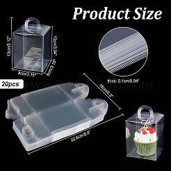 Cajas de regalo de plástico transparente&nbsp;CON-WH0086-044