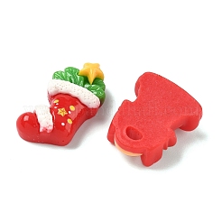 Cabochons en résine opaque thème Noël bonhomme de neige&nbsp;RESI-B037-06