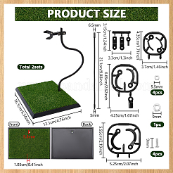 Verstellbarer Kunststoff-Displayhalter für Actionfiguren&nbsp;ODIS-WH0030-317B