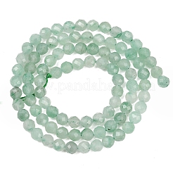 Natürliche afrikanische Jade Perlen Stränge&nbsp;G-B175-D18-4mm