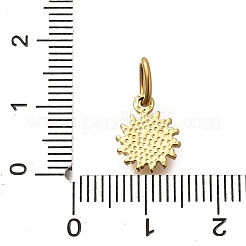 Ciondoli in strass in acciaio inossidabile 304&nbsp;STAS-M109-02G-07