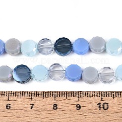 Chapelets de perles en verre électroplaqué&nbsp;EGLA-N022-03A-A04