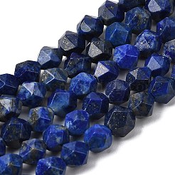 Natürlicher Lapislazuli Perlenstränge&nbsp;G-Z119-A39-01