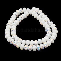Perles en verre électrolytique de couleur AB&nbsp;GLAA-G106-02A-AB02