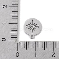Pendentifs en acier inoxydable 304 anti-ternissement&nbsp;LS-STAS-B062-12P
