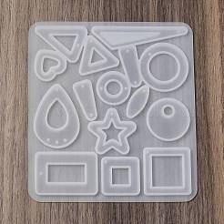 Stampi in silicone con ciondolo fai da te a forma di rombo&nbsp;DIY-G109-01A