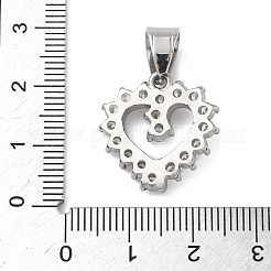Colgantes de rhinestone de acero inoxidable quirúrgico 316&nbsp;STAS-P412-11A-P