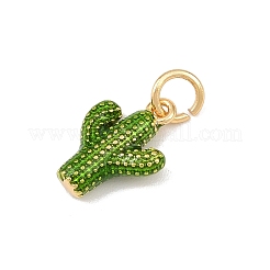 Pendentifs d'émail en laiton &nbsp;KK-P339-22G-02