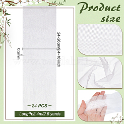 24 pièce de tissu en maille de nylon&nbsp;DIY-PH0036-02