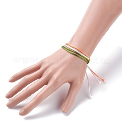 Einfaches Set aus Nylonschnurarmbändern&nbsp;BJEW-JB07376-03