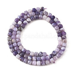 Natürliche Lavendel-Amethyst-Perlenstränge&nbsp;G-K376-D05-4x4mm