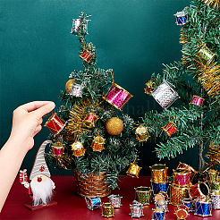 6 Beutel Weihnachtsmotiv-Schaumstoff-Lasertrommel-Anhänger-Dekorationen&nbsp;AJEW-GA0005-89
