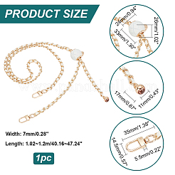 Chaînes de sangle de sac en cuir PU réglables&nbsp;AJEW-WH0419-50A