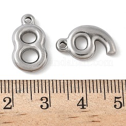 10 Stück 10 Stile 304 Edelstahlanhänger&nbsp;STAS-K312-01P