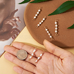 6 stücke 3 arten natürliche zucht süßwasser perle perlen stecker charms&nbsp;PALLOY-TA00269