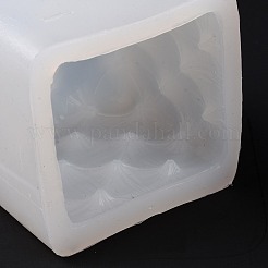 Rautenförmige würfelförmige kerzenformen aus lebensmittelechtem silikon&nbsp;DIY-D071-12
