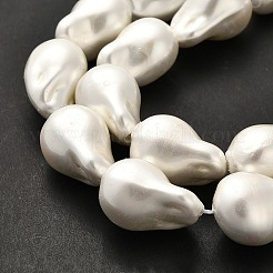 Fili di perle di porcellana galvanizzati&nbsp;BSHE-C009-04A