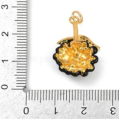 Ciondoli smaltato in ottone&nbsp;KK-K405-01C-G
