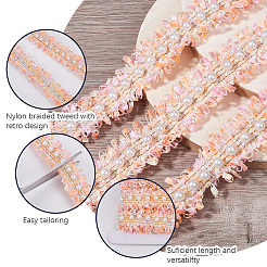 5 Yards Polyester-Spitzenband für Vorhang-Sofa-Dekoration&nbsp;OCOR-CY0001-32C
