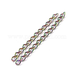 Placcatura ionica (ip) 304 catene di prolunga in acciaio inossidabile&nbsp;LS-STAS-WH0032-02A-M