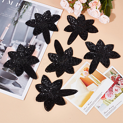 Accessoires d'ornements de broderie de gaze de fleurs&nbsp;DIY-WH0308-310F
