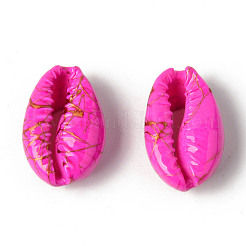 Perle naturali di conchiglia di ciprea&nbsp;SSHEL-N0232-08B
