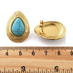 201 orecchini a goccia in acciaio inossidabile&nbsp;EJEW-P304-08G