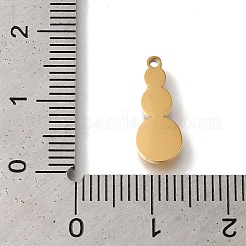 Ionenplattierung (IP) 304 Edelstahl manuelle Polieranhänger&nbsp;STAS-M059-04G-03