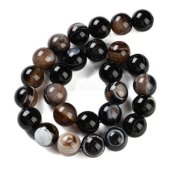 Fili di perline di agata naturale&nbsp;G-NH0019-F01-03