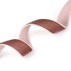 90% Polyamid 10% Polyester Einseitig Samtband&nbsp;OCOR-Q042-6.5mm-208