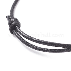 Bracelet à cordon perlé en forme de disque de malachite synthétique (teint)&nbsp;BJEW-JB07686-08