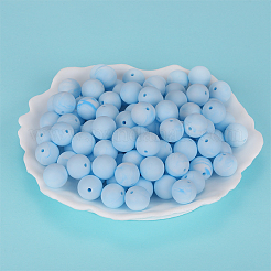 Perline focali rotonde in silicone&nbsp;LS-SI-JX0046A-62
