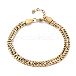 Bracelets et chaînes en acier inoxydable 304 avec placage ionique (IP)&nbsp;BJEW-U017-02G